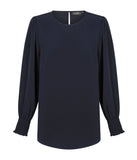 Freya Shirred Cuff Top