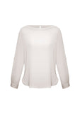 Ladies Madison Boat Neck Blouse